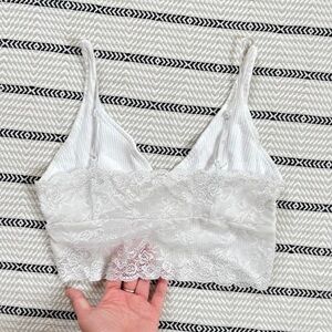 Garage Lace Back Crop Top